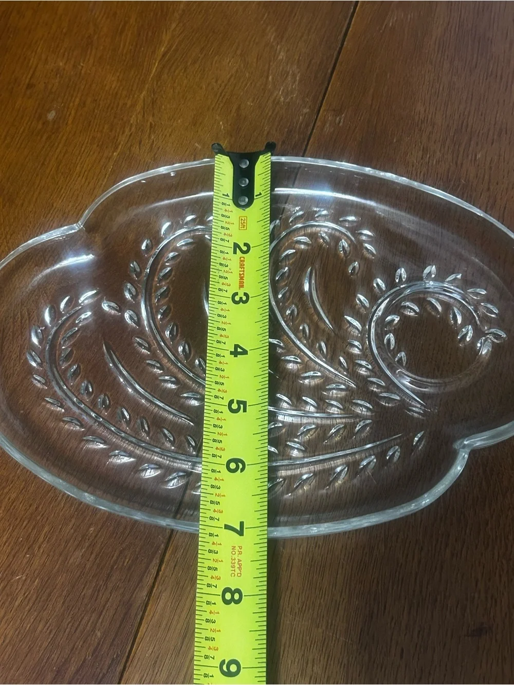 Vintage luncheon glass plate and cup